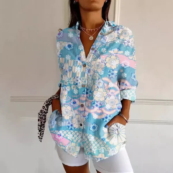 American Trendy Long Sleeve Shirt