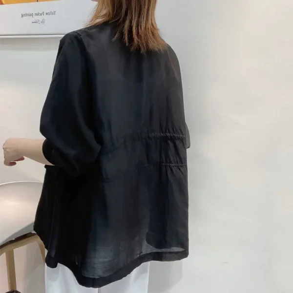 Seven Quarter Sleeve Breathable Sunscreen Shirt - Image 4